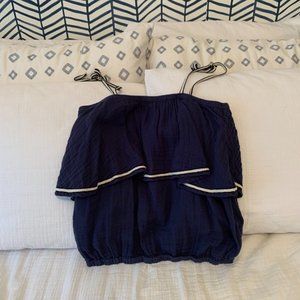 Michael Stars Navy Blouse